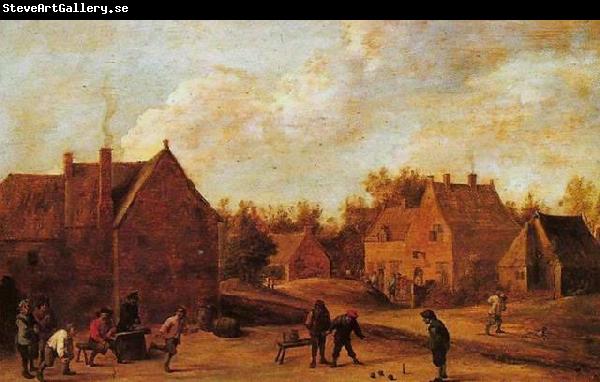 David Teniers the Younger Village scene